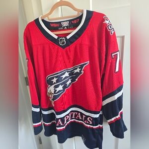 Authentic Adidas Signature Washington Capitals T.J. Oshie Jersey Classic Red